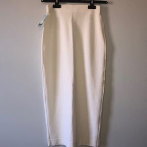 White Aritzia Pencil Skirt